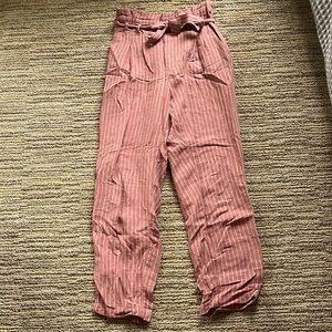 American Eagle Clay Paperbag Pants